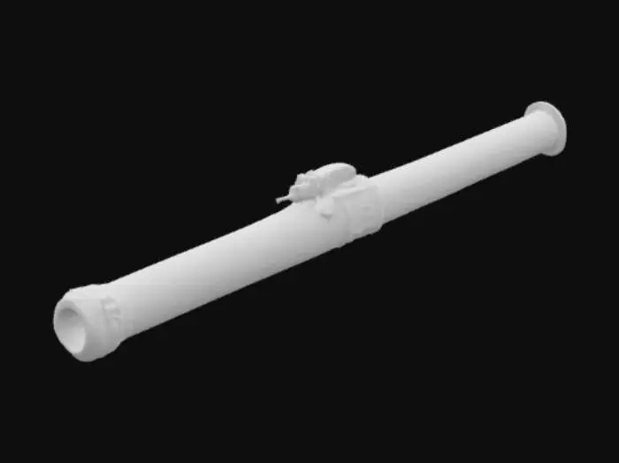 3D model for Rocket Launcher Tube