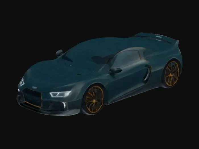 3D model for Vibranium Car