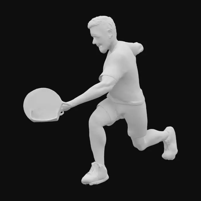 3D model for Paddle Action, 