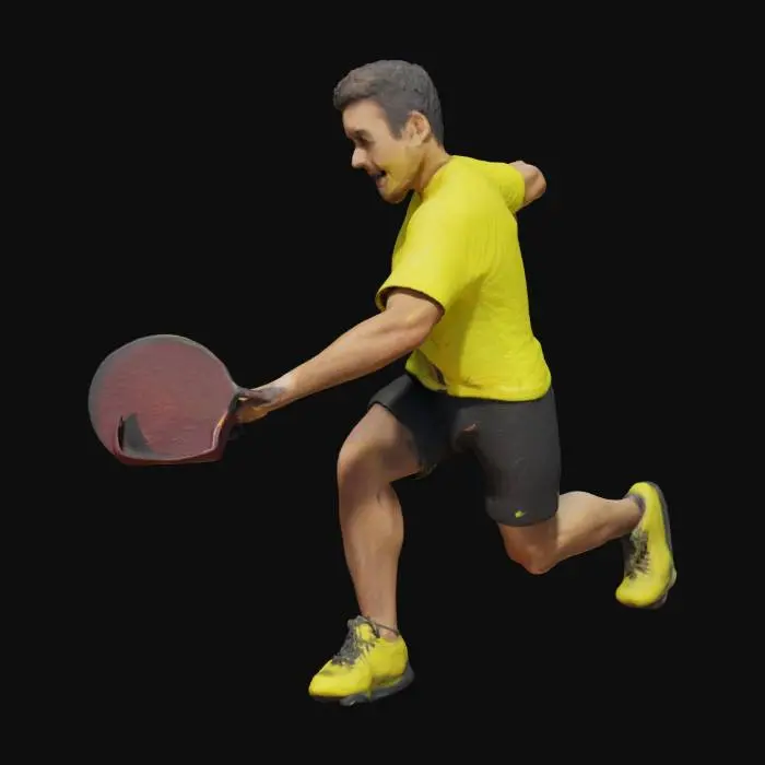 3D model for Paddle Action, 