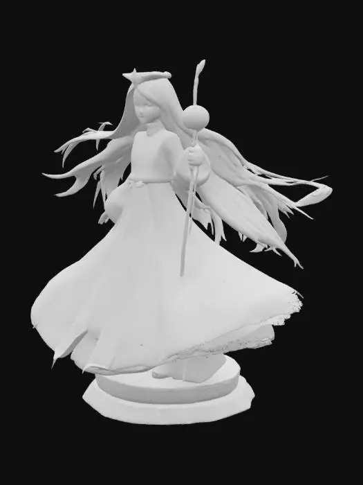 3D model for je voudrais cree un personnage dnas mon jeu 2D qui sappelle la lumiere d'aether 
