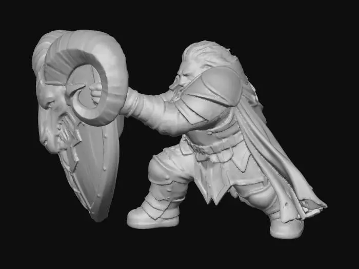 3D model for The Ram Shield