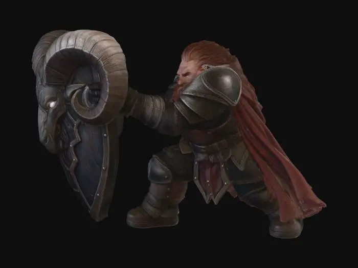 3D model for The Ram Shield