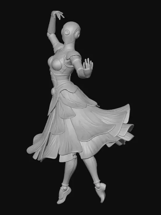 3D model for Clockwork Ballerina