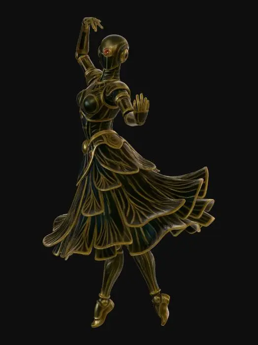 3D model for Clockwork Ballerina