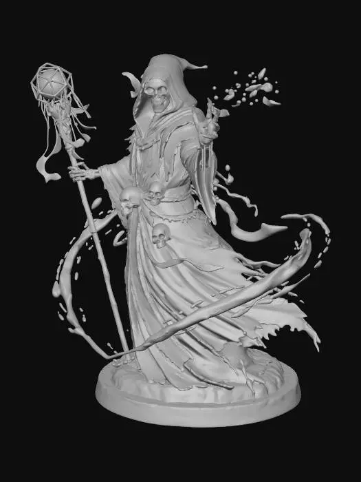 3D model for Crimson Necromancer of the Blood Sigil