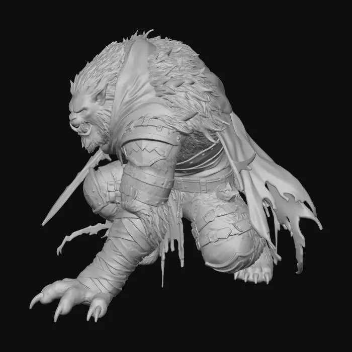 3D model for Moonforged Berserker