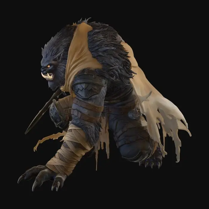 3D model for Moonforged Berserker