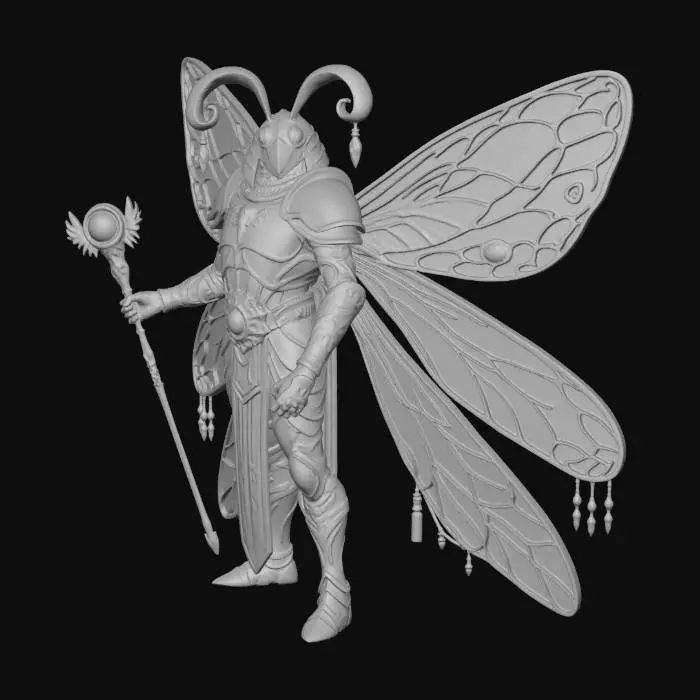 3D model for Verdant Glasswing Sentinel