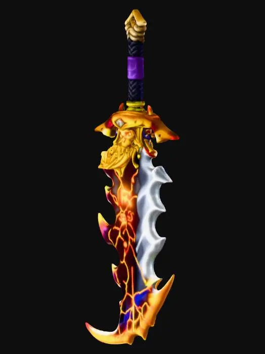 3D model for Blazing Inferno Blade