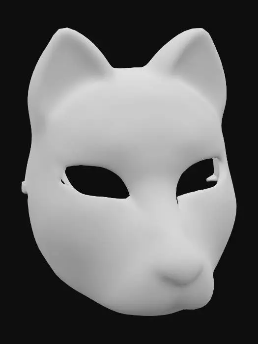 3D model for Kitsune Fox Mask