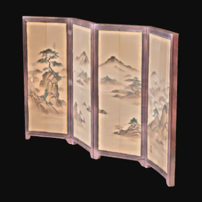 3D model for Biombo Serene Landscapes