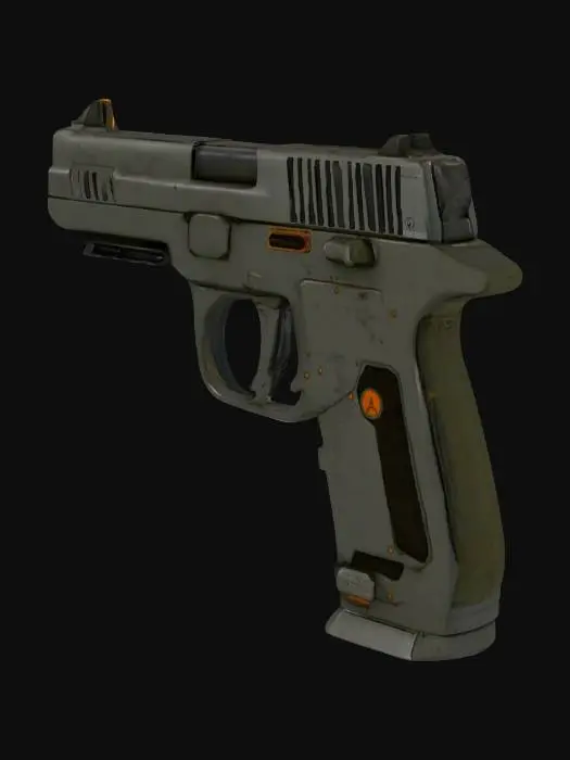 3D model for half-life 2 usp match pistol