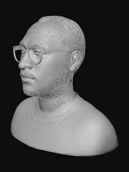 3D model for Man with Glasses