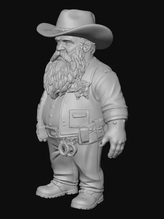 3D model for Sheriff Gnome