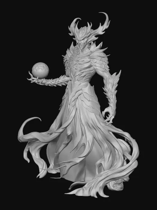 3D model for Violet Void Wraith