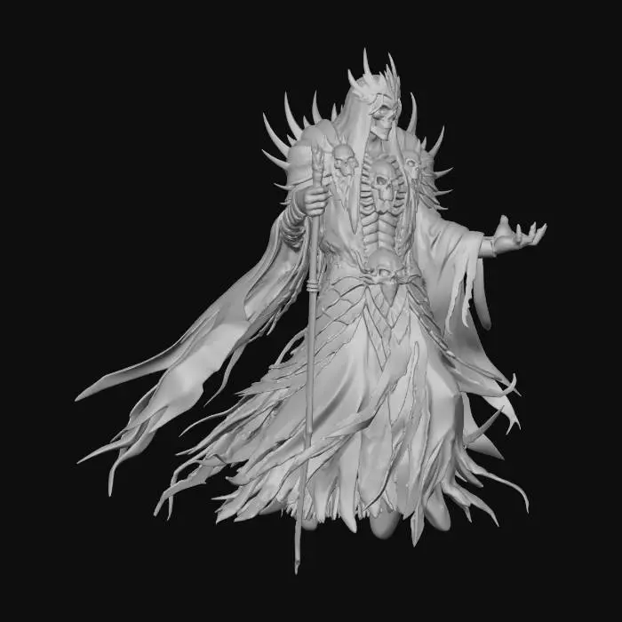 3D model for Harbinger of the Green Flame