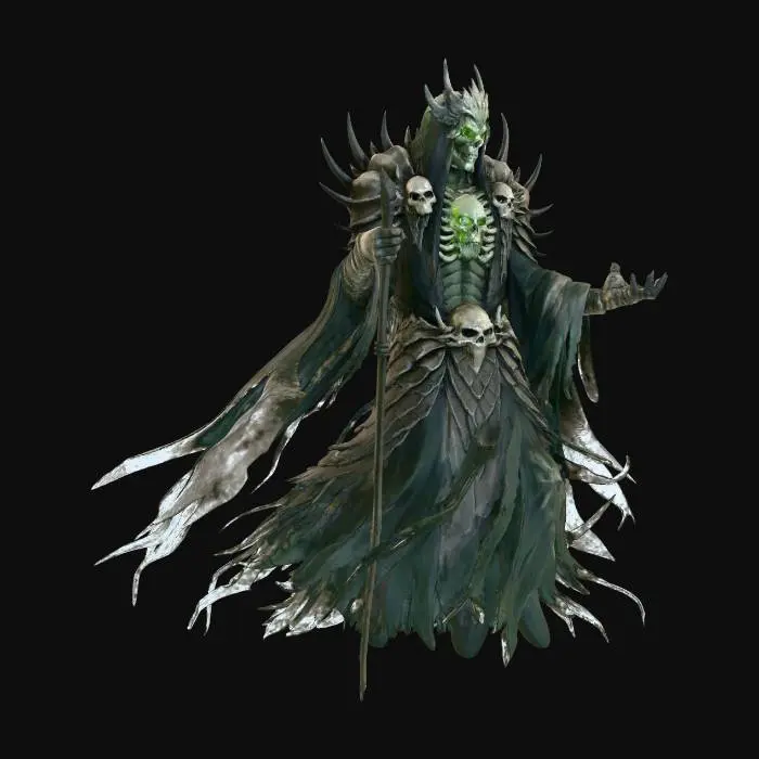 3D model for Harbinger of the Green Flame
