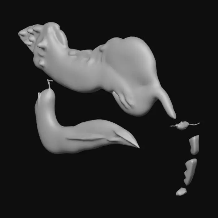 3D model for funny monster