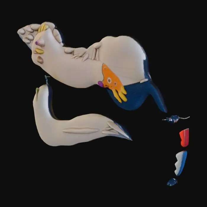 3D model for funny monster