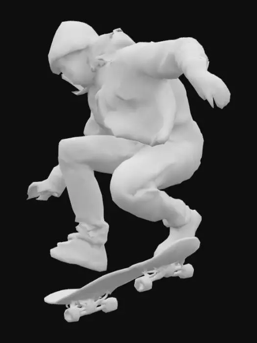 3D model for boy skate