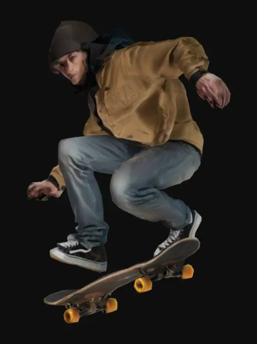 3D model for boy skate