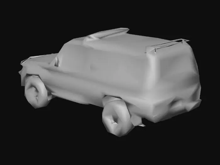 3D model for toyota Land Cruiser Ambulance