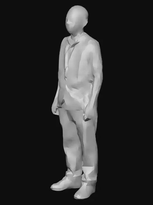 3D model for Man in a High-Visibility Vest