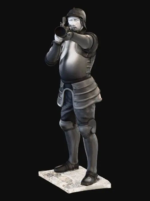 3D model for Musketeer in Armor