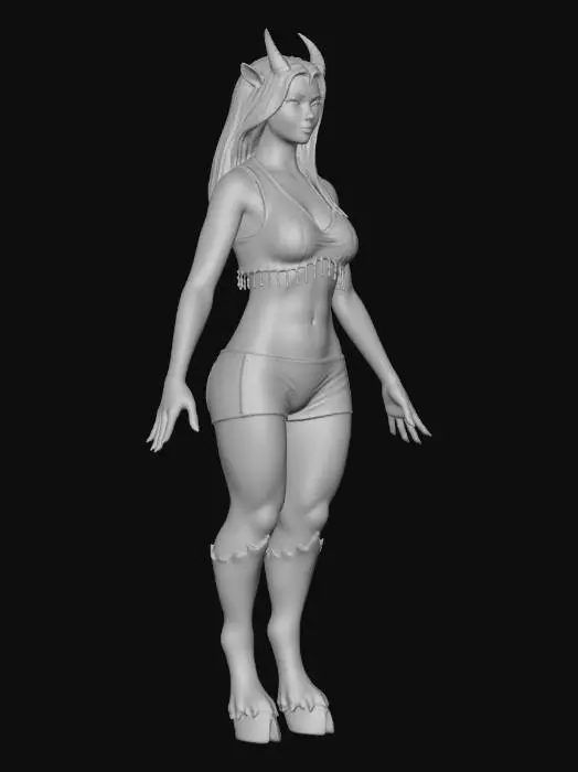 3D model for Satyr Enchantress