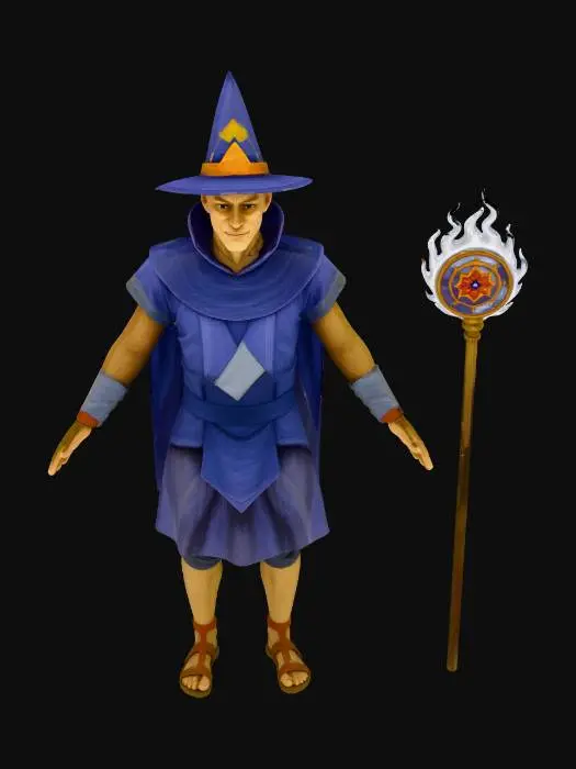 3D model for Gunslinger Mage