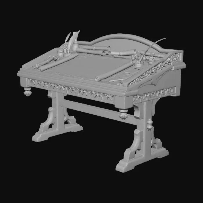 3D model for medieval drafting