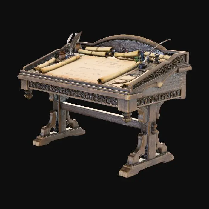 3D model for medieval drafting