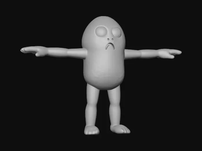 3D model for Green Blob Buddy 2