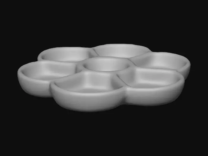 3D model for Paint Palette Blossom