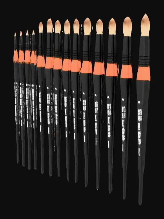 3D model for Paintbrush Collection