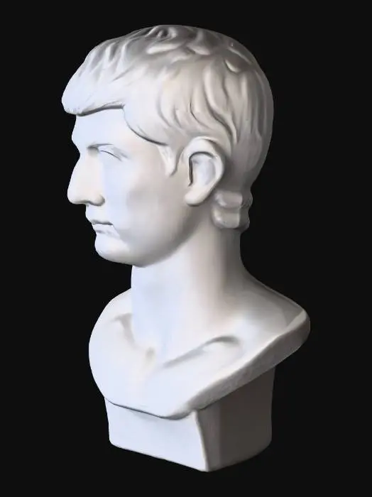 3D model for Roman Bust Sculpture