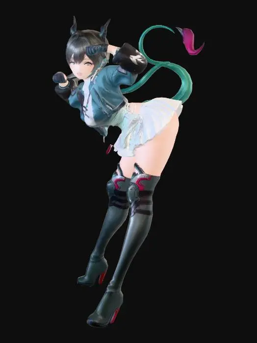 3D model for Cyber Oni Ranger