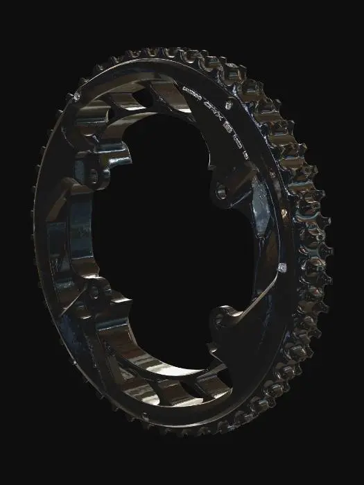 3D model for Shimano GRX four-bolt chainring