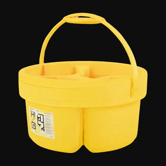 3D model for Yellow Organizer Bucket