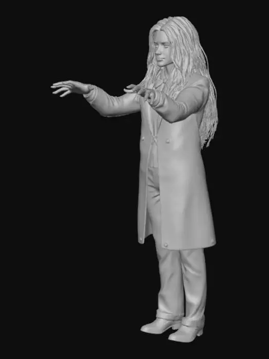 3D model for Crea un vampiro estilizado sin capa