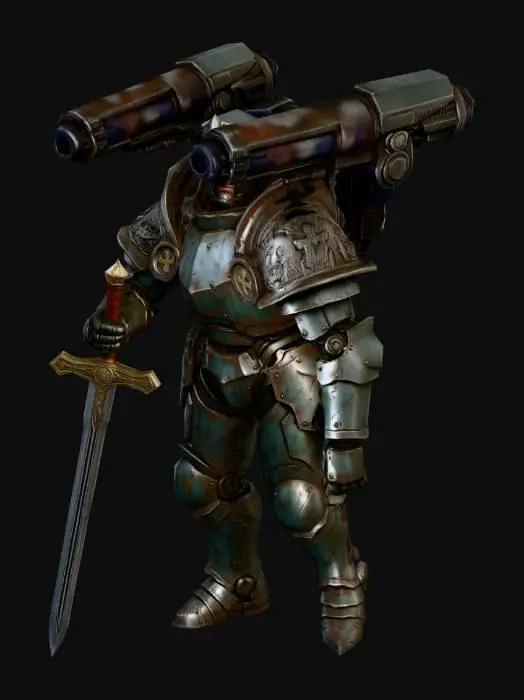 3D model for Sanctified Primus Knight