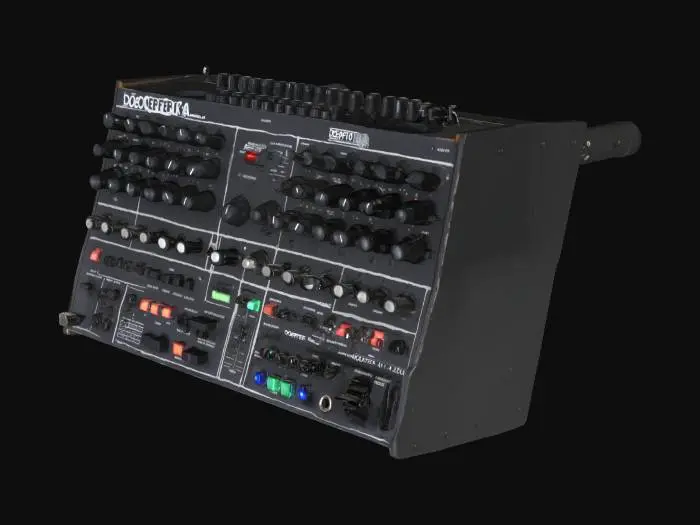 3D model for DOEPFER A-100 Analog Modular Synthesizer