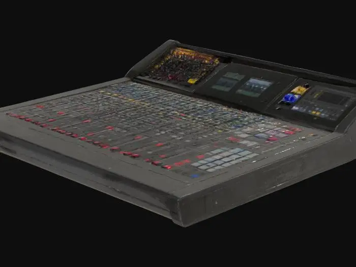 3D model for Soundcraft VI3000-64-MO 72 C5-Custom Digital Live Sound Console