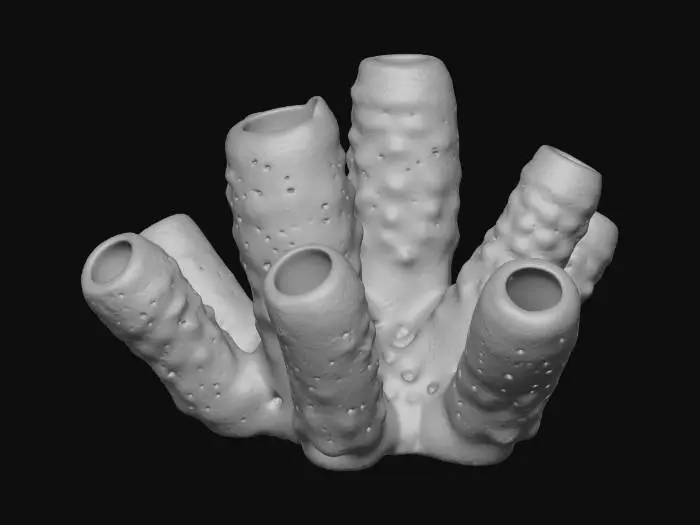 3D model for Purple Coral Sculpture