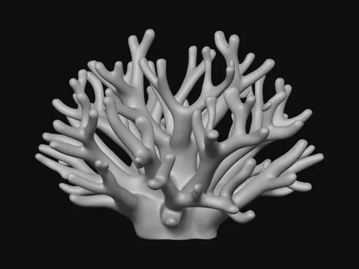3D model for Green Coral Branch