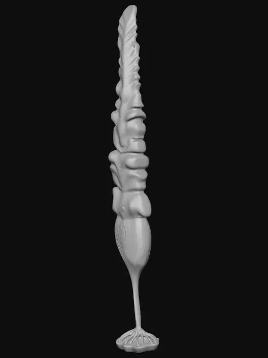 3D model for Feathered Sculpture