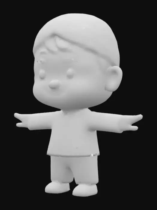 3D model for Javanese Character in Traditional Attire