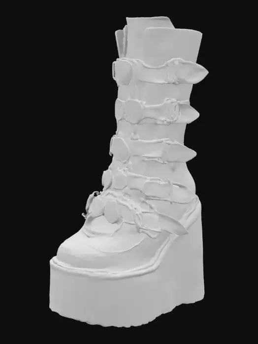 3D model for Iridescent Heartbeat Boot