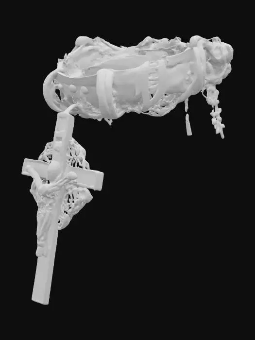 3D model for Crimson Crucifix Collar